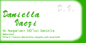 daniella vaczi business card